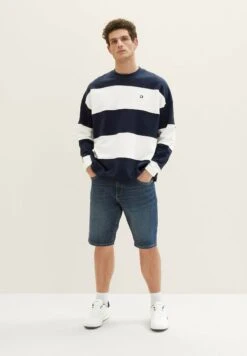 Tom Tailor JoshShorts Di JeansDark Stone Wash Denim Uomo Jeans TO222F0GA-K12 -Tom Tailor 5a1d05884fc84fa38ba3ba8089b46b59