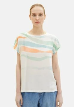 Tom Tailor T-Shirt Con StampaWhisper White Donna T-shirt E Top TO221D1IP-A11