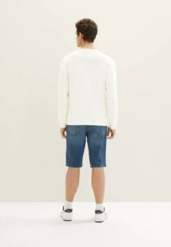 Tom Tailor Josh - Shorts Di Jeans - Mid Stone Wash Denim -Tom Tailor 5bc44d6734da4561a822676ec7d1bc97