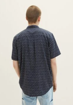TOM TAILOR Denim Gemustertes - Camicia - Wording Laser Print -Tom Tailor 5cd0da1c51e04b67987d9e8081dbed25