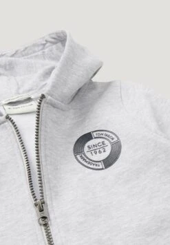 Tom Tailor Mit LogoprintFelpa Con ZipLight Stone Grey Melange Bambini Pullover & Cardigan TO226K02H-C11 7 Tom Tailor Mit LogoprintFelpa Con ZipLight Stone Grey Melange Bambini Pullover & Cardigan TO226K02H-C11 -Tom Tailor 5d5e9d3a9bbd422eb8e25dc4728c73a4