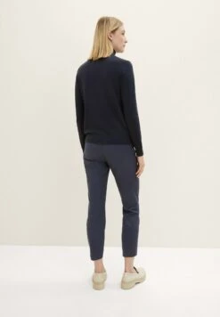 Tom Tailor Mia Slim Mit SeitenschlitzChinoSky Captain Blue Donna Pantaloni TO221A0JI-K11 -Tom Tailor 5e4cfabef01441b8bb440266efb883ad