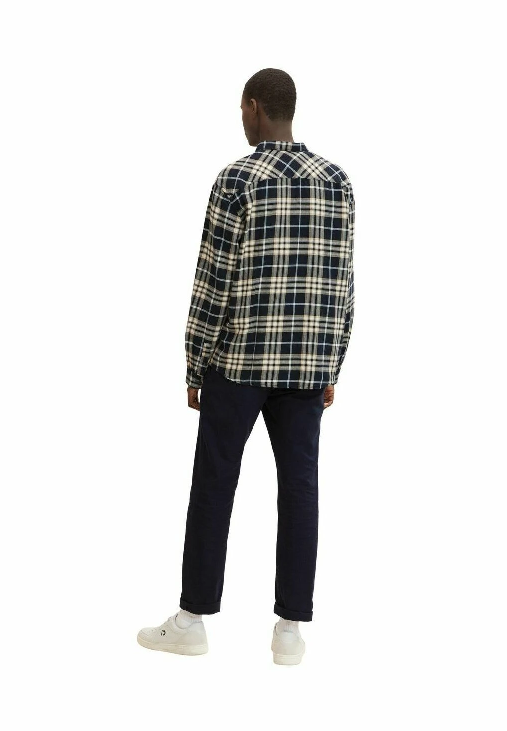 TOM TAILOR Denim Checked CamiciaNavy Big Twill Check Uomo Camicie TO722D0QU-K11 4 TOM TAILOR Denim Checked CamiciaNavy Big Twill Check Uomo Camicie TO722D0QU-K11 - immagine 2