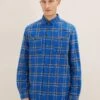 Tom Tailor CamiciaHockey Blue Colorful Check Uomo Camicie TO222D0YV-P11