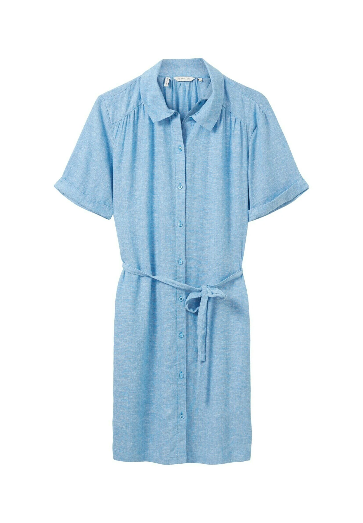 Tom Tailor Abito A CamiciaSoft Cloud Blue Donna Vestiti TO221C0QW-K11 8 Tom Tailor Abito A CamiciaSoft Cloud Blue Donna Vestiti TO221C0QW-K11 - immagine 6