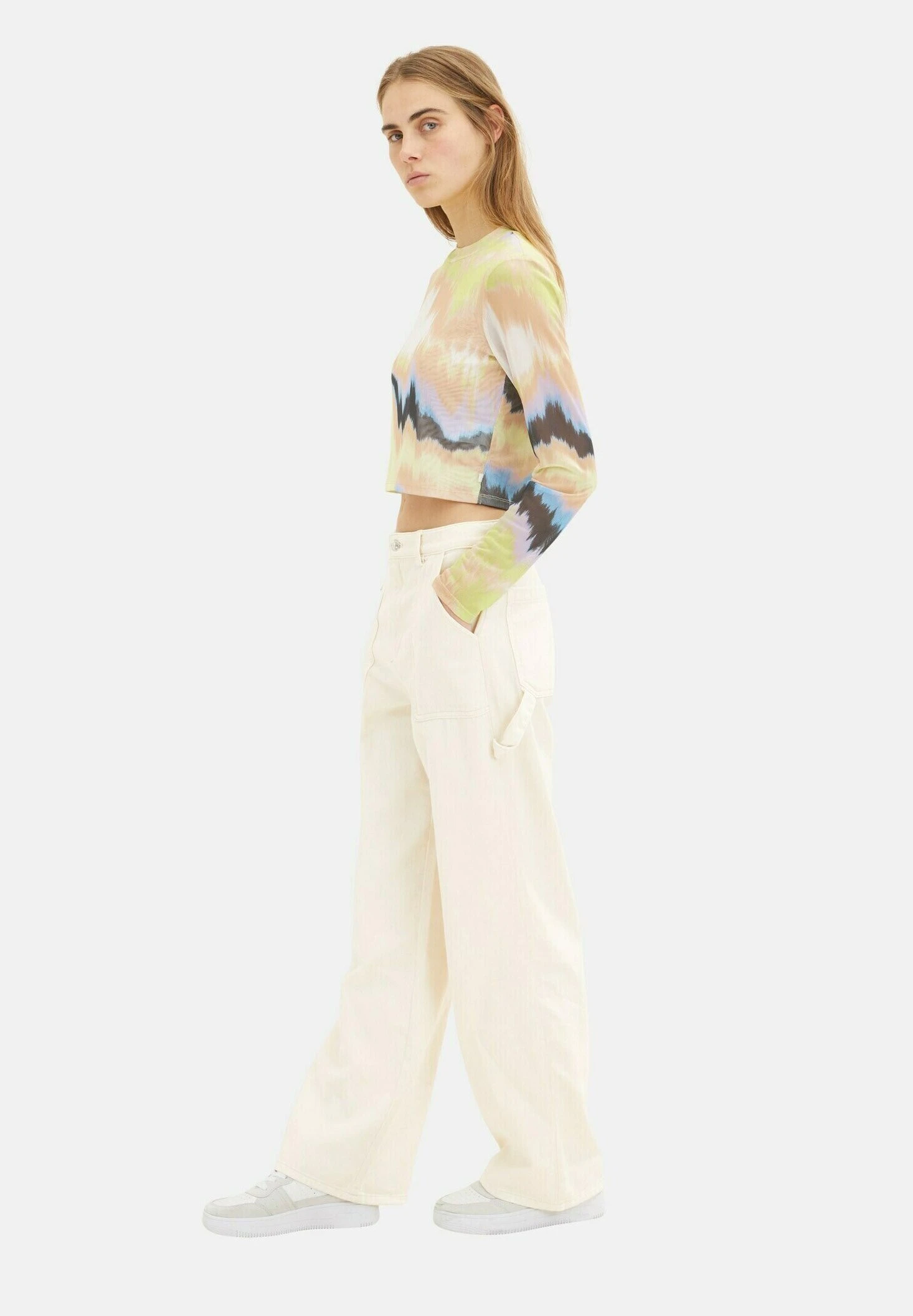 TOM TAILOR Denim Straight FitJeans A SigarettaCreme Donna Jeans TO721N0B4-A11 11 TOM TAILOR Denim Straight FitJeans A SigarettaCreme Donna Jeans TO721N0B4-A11 - immagine 9