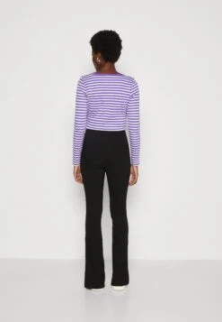 TOM TAILOR Denim Flare With SlitPantaloniDeep Black Donna Pantaloni TO721A0BE-Q11 -Tom Tailor 60924926037d46b58eaadc870c581abe