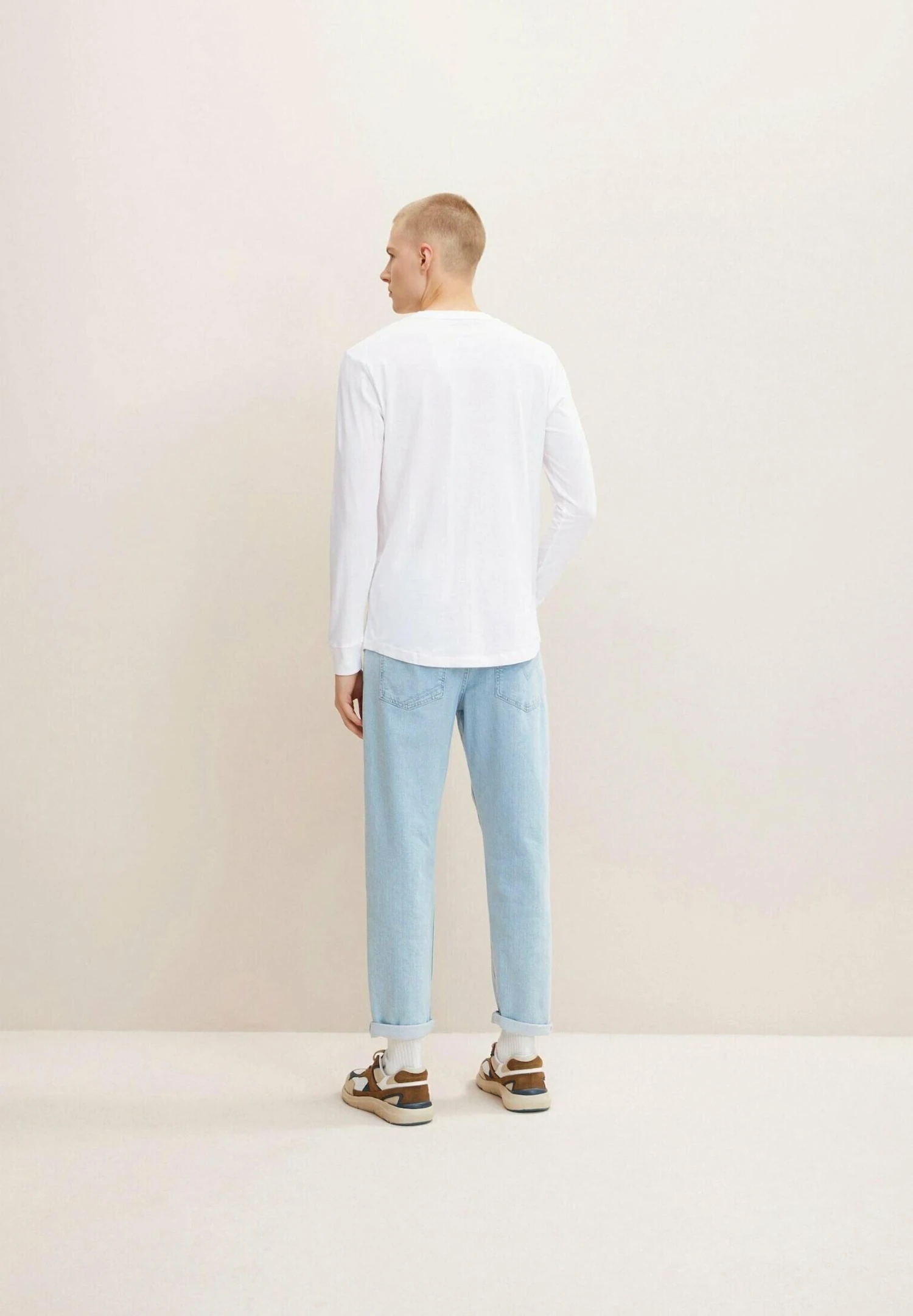 TOM TAILOR Denim LangarmMaglietta A Manica LungaWhite Uomo T-shirt E Polo TO722O18W-A11 5 TOM TAILOR Denim LangarmMaglietta A Manica LungaWhite Uomo T-shirt E Polo TO722O18W-A11 - immagine 3