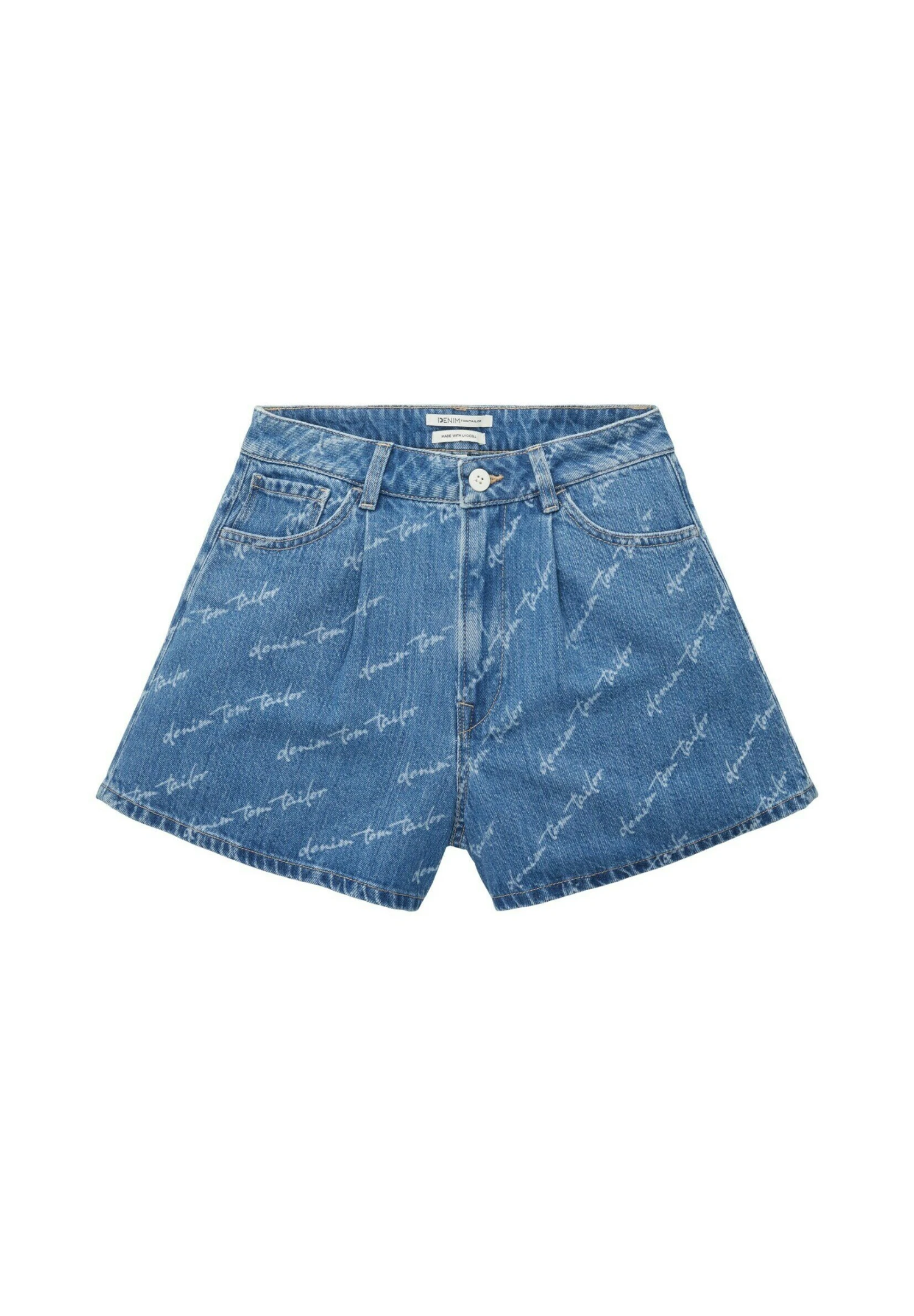 TOM TAILOR Denim Mit Logo PrintShorts Di JeansDenim Laser Print Donna Jeans TO721S03X-K11 10 TOM TAILOR Denim Mit Logo PrintShorts Di JeansDenim Laser Print Donna Jeans TO721S03X-K11 - immagine 8