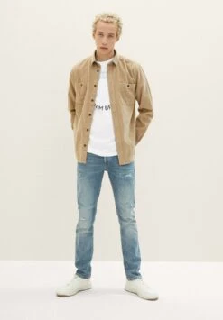 TOM TAILOR Denim Piers Slim- Jeans Slim Fit - Tinted Blue Denim 35 TOM TAILOR Denim Piers Slim- Jeans Slim Fit - Tinted Blue Denim -Tom Tailor 629c9b07240648ebaa1325fb4611aab5