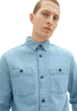 Tom Tailor Giacca Di JeansUsed Light Stone/Blue Denim Uomo Giacche TO222T0EI-K11 -Tom Tailor 63107a9378194f3ebf7af61ebfdf4468