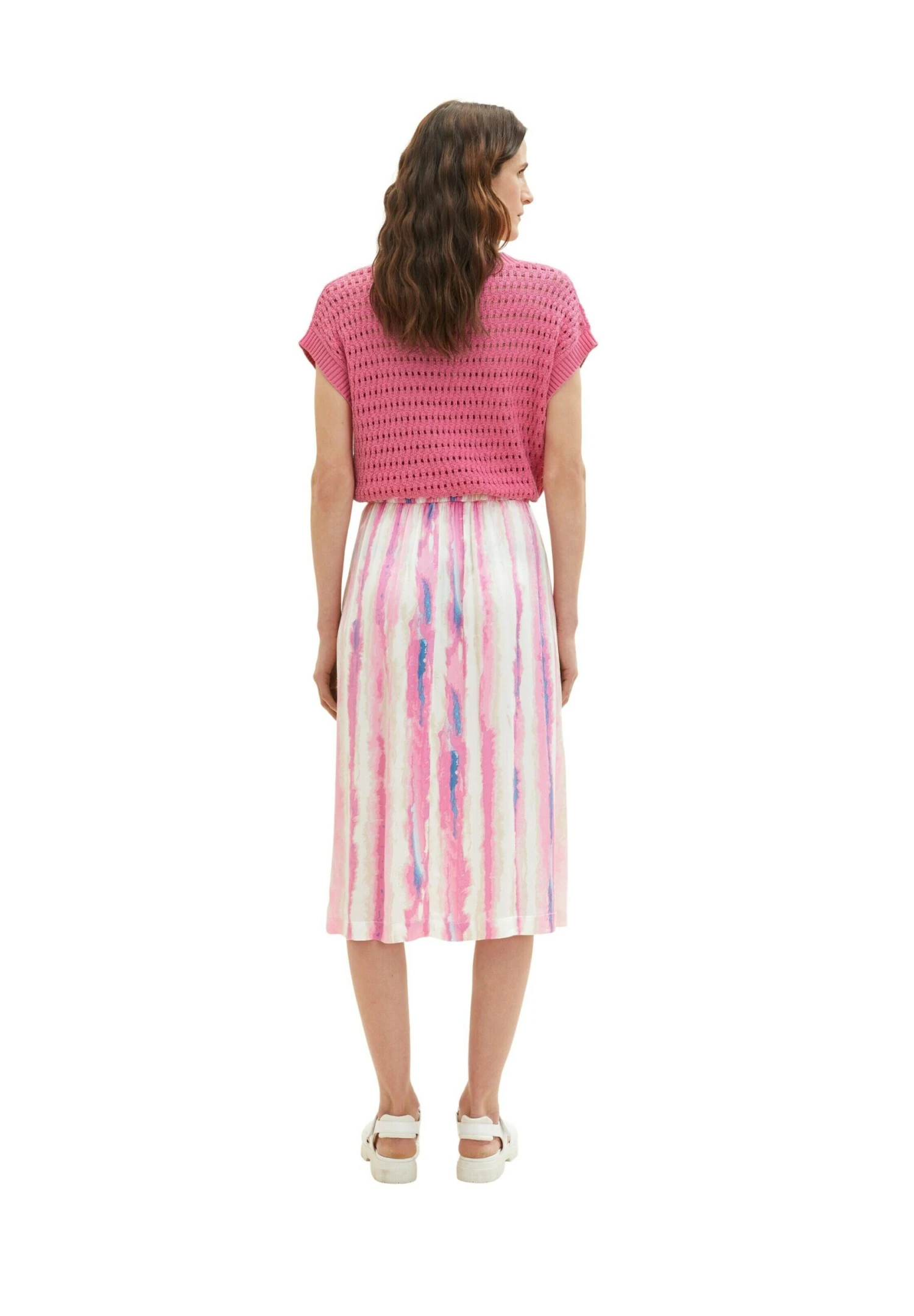 Tom Tailor BedruckterGonna A CampanaPink Tie Dye Stripe Donna Gonne TO221B0DO-J11 5 Tom Tailor BedruckterGonna A CampanaPink Tie Dye Stripe Donna Gonne TO221B0DO-J11 - immagine 3