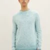 Tom Tailor RundhalsMaglioneDeep Bluish Green Uomo Maglieria TO222Q0R5-P11 -Tom Tailor 646878a7f4f54a12b9d8dd3422f65f9b