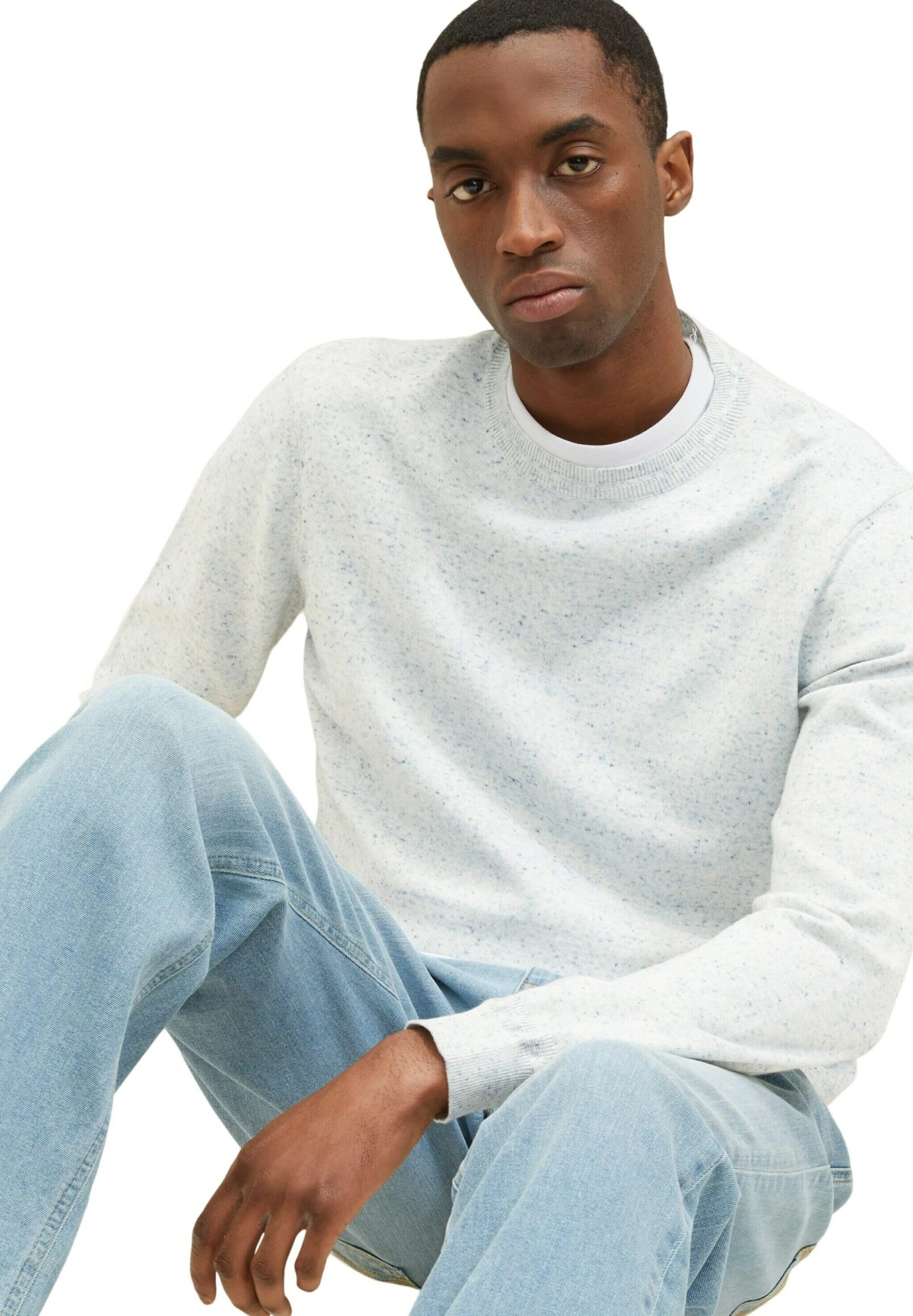 Tom Tailor In Melange OptikMaglioneOff White Heather Melange Uomo Maglieria TO222Q0RE-A11 7 Tom Tailor In Melange OptikMaglioneOff White Heather Melange Uomo Maglieria TO222Q0RE-A11 - immagine 5