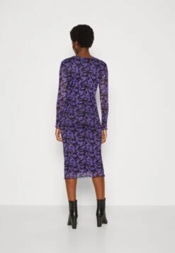 TOM TAILOR Denim Midi Dress With GatheringVestito EstivoLilac/Black Donna Vestiti TO721C0H6-I11 -Tom Tailor 64bc5450c41d4976a92bedee1b8eacb3