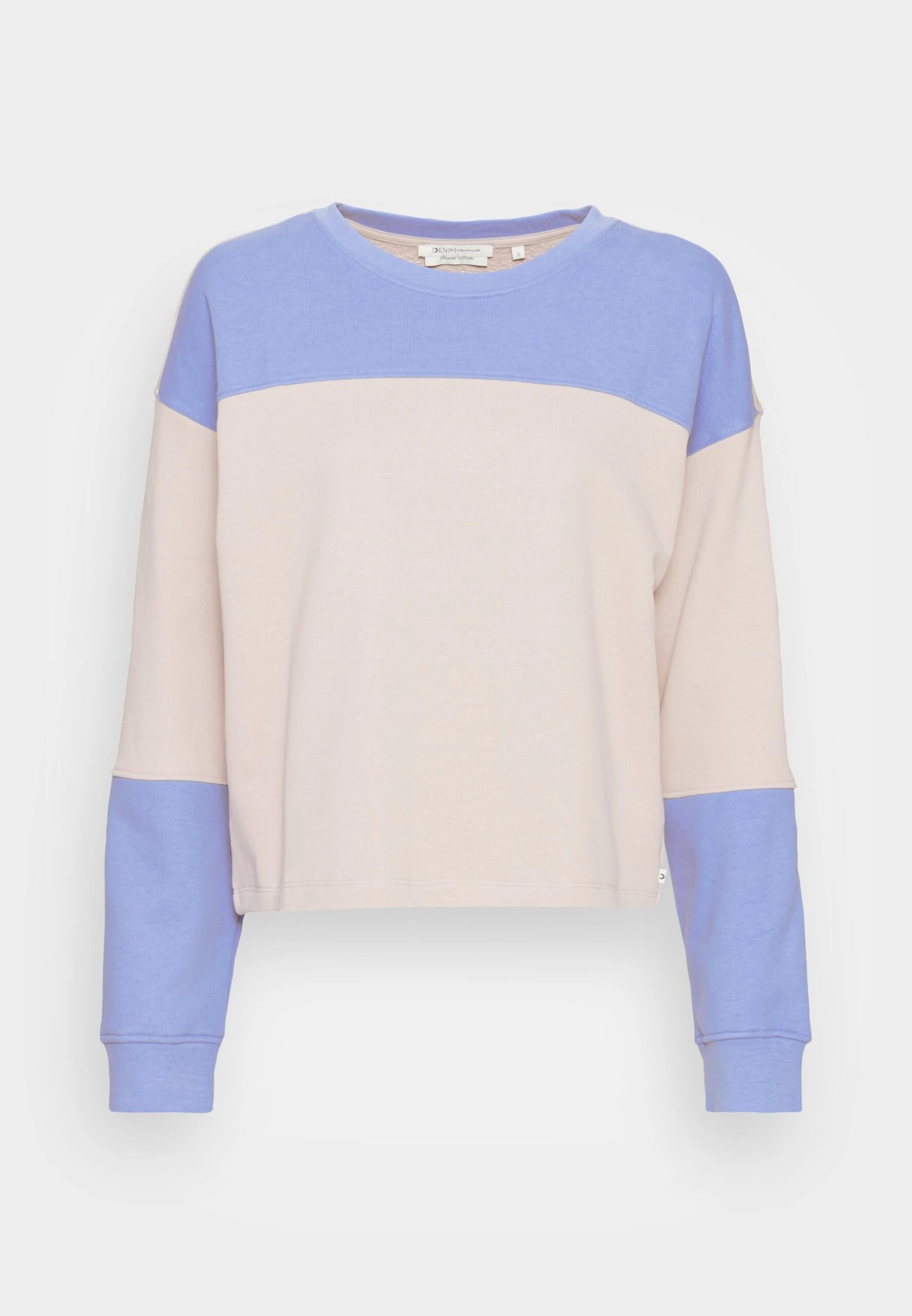 TOM TAILOR Denim RelaxedFelpaMid Blue/Beige Colorblock Donna Felpe TO721J0CI-K11 6 TOM TAILOR Denim RelaxedFelpaMid Blue/Beige Colorblock Donna Felpe TO721J0CI-K11 - immagine 4