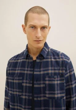 Tom Tailor CamiciaNavy Colorful Check Uomo Camicie TO222D0YV-K11 -Tom Tailor 6695f3fa07bf4d5e87690d8adbd1ad22