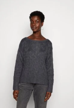 Tom Tailor Cable MaglioneEvident Anthracite Donna Maglieria TO221I0Q9-Q11