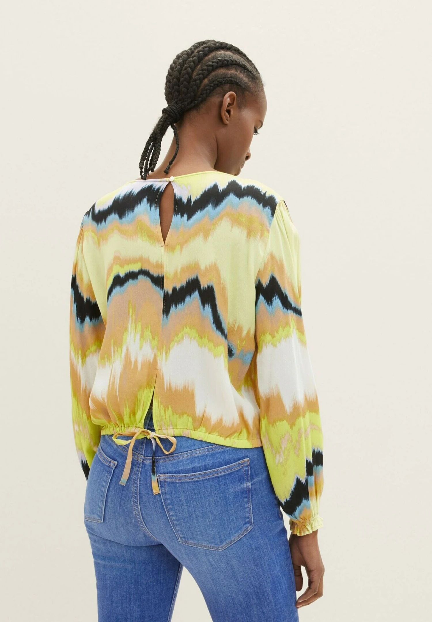 TOM TAILOR Denim Mit RückenschlitzCamicettaNew Batik Print Donna Camicie E Bluse TO721E0OB-E11 5 TOM TAILOR Denim Mit RückenschlitzCamicettaNew Batik Print Donna Camicie E Bluse TO721E0OB-E11 - immagine 3