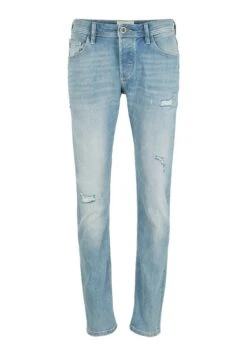 TOM TAILOR Denim Piers Slim Jeans Slim FitUsed Bleached Blue Denim Uomo Jeans TO722G0BS-K12 -Tom Tailor 68e2eea1b8e94bcc8a22832cc3c0c259