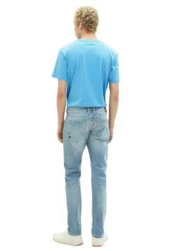 TOM TAILOR Denim Piers Slim Jeans Slim FitUsed Bleached Blue Denim Uomo Jeans TO722G0BS-K12 -Tom Tailor 69ff84743b974c5b84973dbd494fef5a