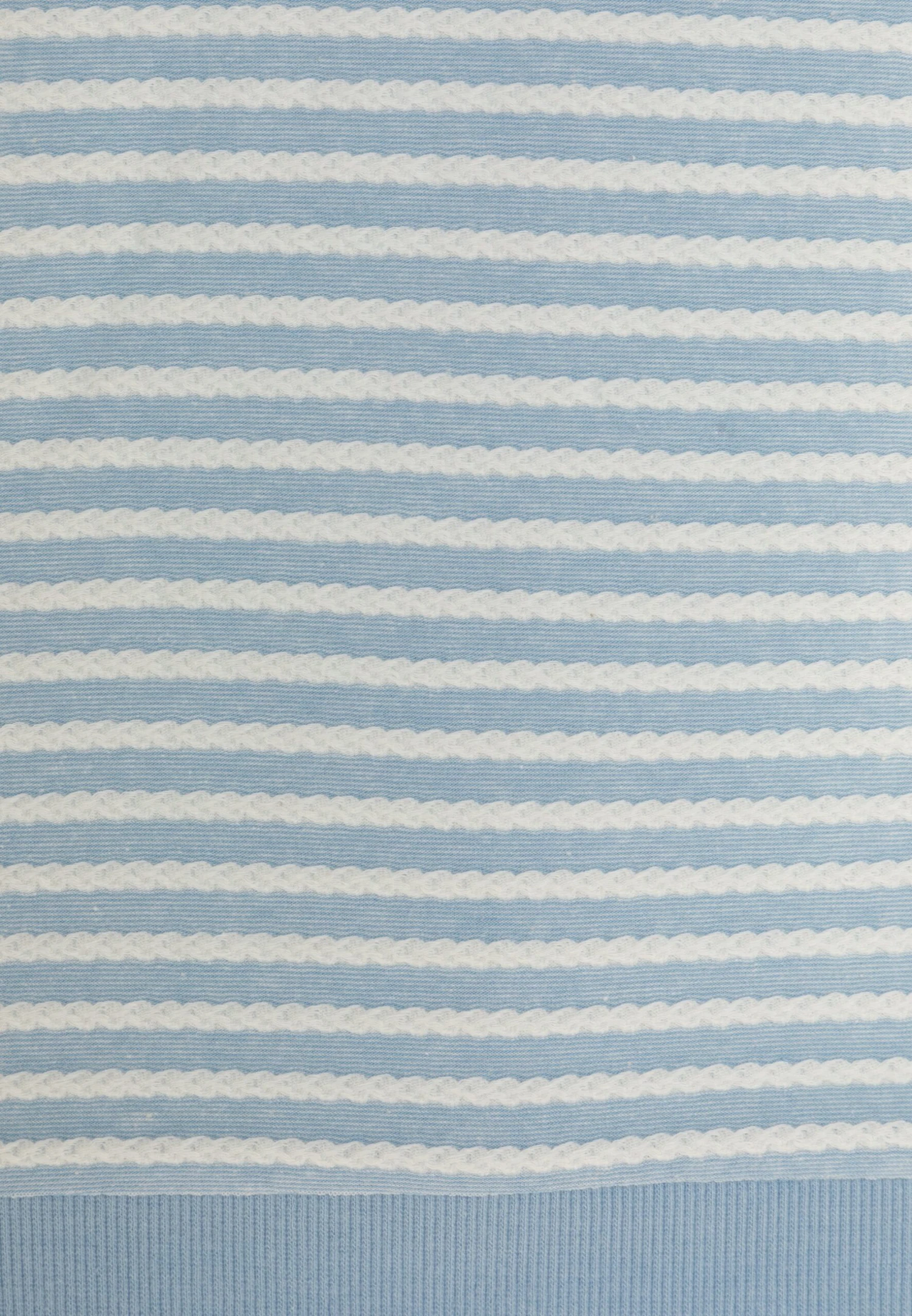 TOM TAILOR Denim Striped Jacquard - Felpa - Midblue White 7 TOM TAILOR Denim Striped Jacquard - Felpa - Midblue White - immagine 5