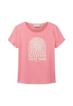 TOM TAILOR Denim Mit PrintT-Shirt Con StampaFresh Pink Donna T-shirt E Top TO721D13I-J11 -Tom Tailor 6aaa0072646c431ba7bbbb794614daaa