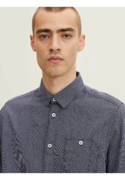 Tom Tailor Camicia - Navy White Structure 10 Tom Tailor Camicia - Navy White Structure -Tom Tailor 6bb11c75b5f74737aa582f952422e788