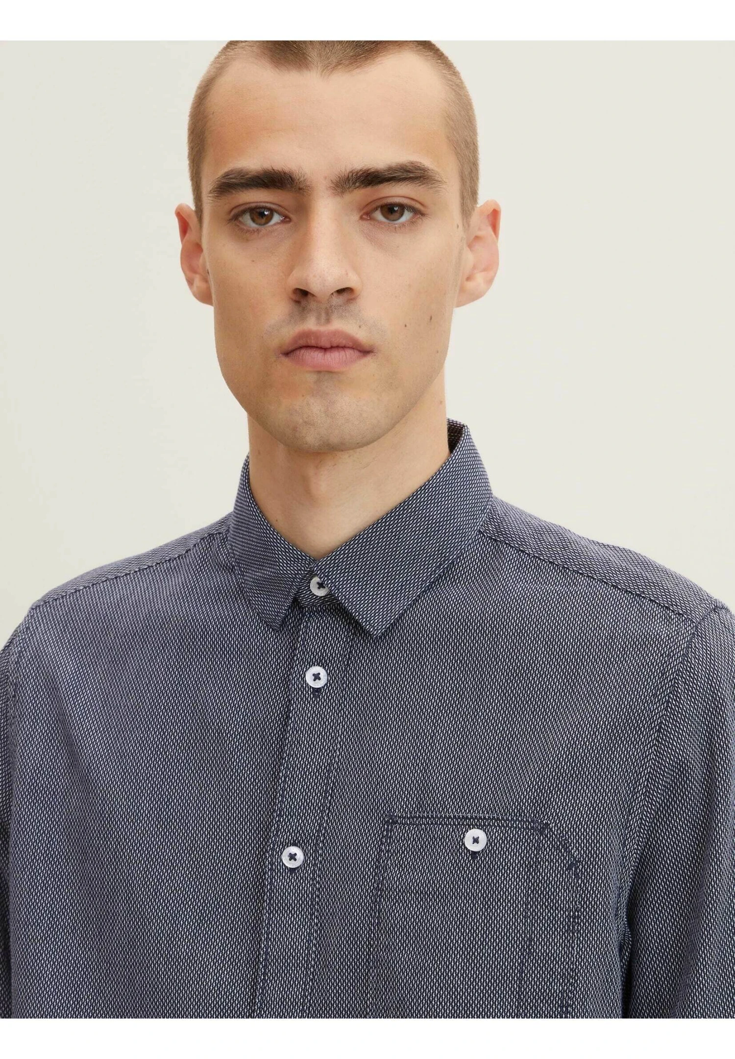 Tom Tailor Camicia - Navy White Structure 6 Tom Tailor Camicia - Navy White Structure - immagine 4