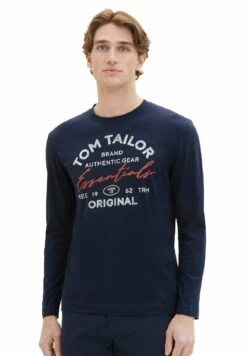 Tom Tailor Mit Logo PrintMaglietta A Manica LungaSky Captain Blue Uomo T-shirt E Polo TO222O1CC-K11 -Tom Tailor 6bd00f037a6544e3b0d7b4daf6651132