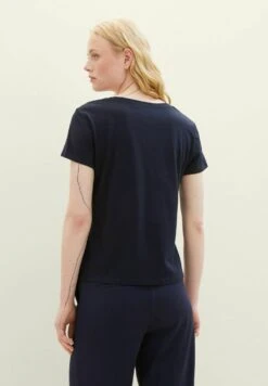 TOM TAILOR Denim Mit V-AusschnittT-Shirt BasicSky Captain Blue Donna T-shirt E Top TO721D14A-K11 10 TOM TAILOR Denim Mit V-AusschnittT-Shirt BasicSky Captain Blue Donna T-shirt E Top TO721D14A-K11 -Tom Tailor 6bfe52db9f2641c180f77557be66bce3