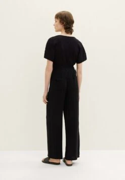 TOM TAILOR Denim Palazzo PantaloniDeep Black Donna Pantaloni TO721A0BO-Q11 -Tom Tailor 6d8a65ad5edf4bb397a76f151cf01e02