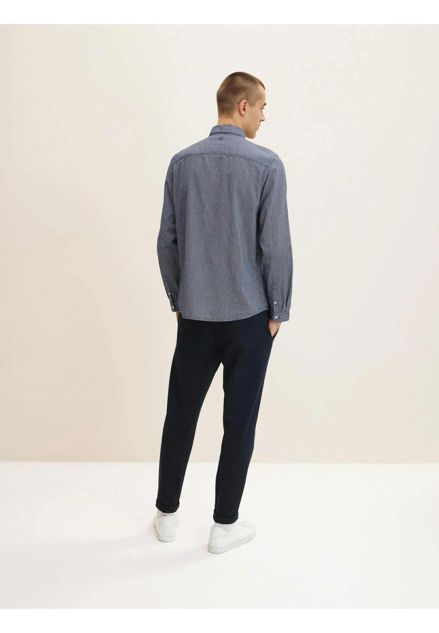 Tom Tailor Camicia - Navy White Structure 5 Tom Tailor Camicia - Navy White Structure - immagine 3