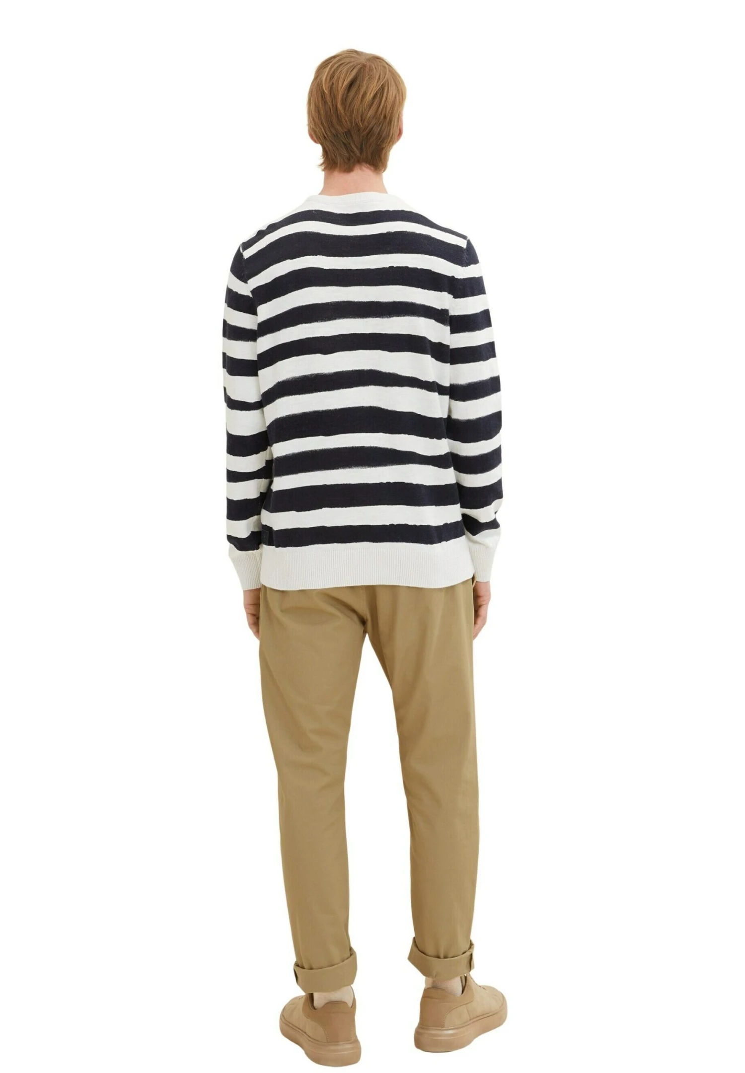 Tom Tailor MaglioneNavy Water Stripe Uomo Maglieria TO222Q0QV-K12 5 Tom Tailor MaglioneNavy Water Stripe Uomo Maglieria TO222Q0QV-K12 - immagine 3