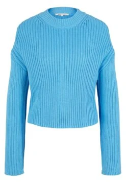 TOM TAILOR Denim Mit RundMaglioneRainy Sky Blue Donna Maglieria TO721I0KX-K11 -Tom Tailor 708b3b8af5394c17a39094c439bc97b4