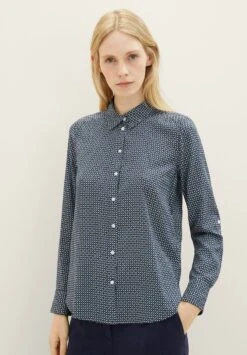 Tom Tailor Mit PrintCamiciaNavy Geometrical Design Donna Camicie E Bluse TO221E17L-K11