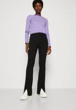 TOM TAILOR Denim Flare With SlitPantaloniDeep Black Donna Pantaloni TO721A0BE-Q11 -Tom Tailor 71ff24f698a94897b2a2667329dc1d9d