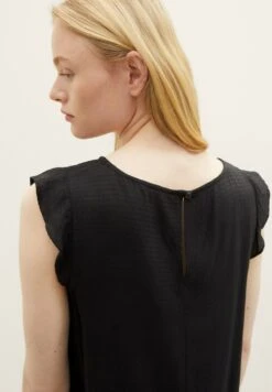 TOM TAILOR Denim Ärmellose CamicettaDeep Black Donna T-shirt E Top TO721E0OG-Q11 -Tom Tailor 733ee826b26349f6b2424d5d669730f8