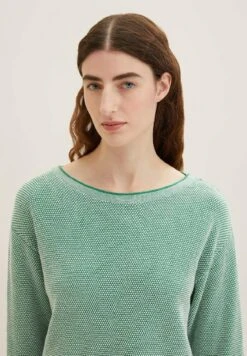 Tom Tailor StructuredMaglioneGreen Bubble Structure Donna Maglieria TO221I0RA-M11 -Tom Tailor 756efcc94de54783ba9da6560489b1a5