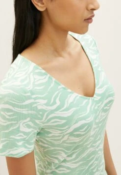 Tom Tailor Vestito Di MaglinaGreen Small Wavy Design Donna Vestiti TO221C0QE-M11 -Tom Tailor 76347518035d4f79ab7c78ee3be1bf8b