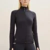 Tom Tailor Active Wear Powerstretch - Giacca Sportiva - Black -Tom Tailor 766a6aa4f36140e4a30c8bb945680731