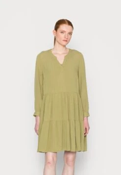 Tom Tailor Crincled Tired DressVestito EstivoModerate Olive Donna Vestiti TO221C0MZ-N11
