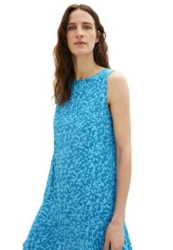 Tom Tailor VolantVestito EstivoBlue Geo Design Donna Vestiti TO221C0QH-K11 -Tom Tailor 773a6ade553d40de9b0fc99acfeaab44