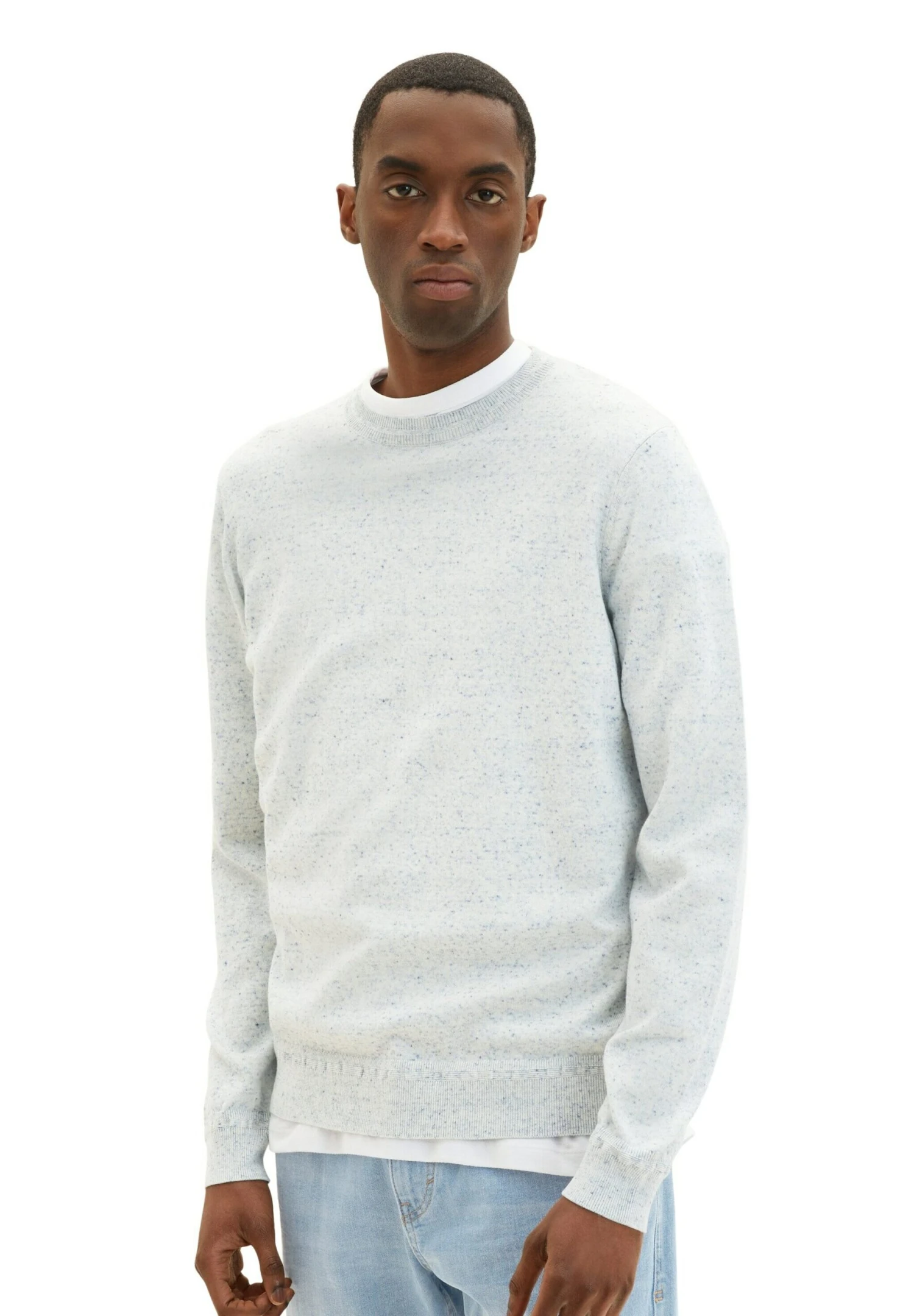 Tom Tailor In Melange OptikMaglioneOff White Heather Melange Uomo Maglieria TO222Q0RE-A11 4 Tom Tailor In Melange OptikMaglioneOff White Heather Melange Uomo Maglieria TO222Q0RE-A11 - immagine 2