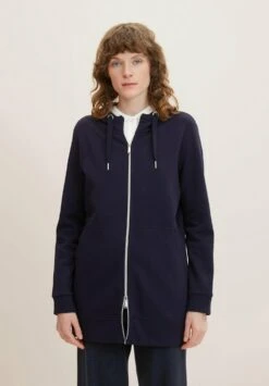 Tom Tailor Felpa Con ZipNavy Midnight Blue Donna Felpe TO221J097-K11