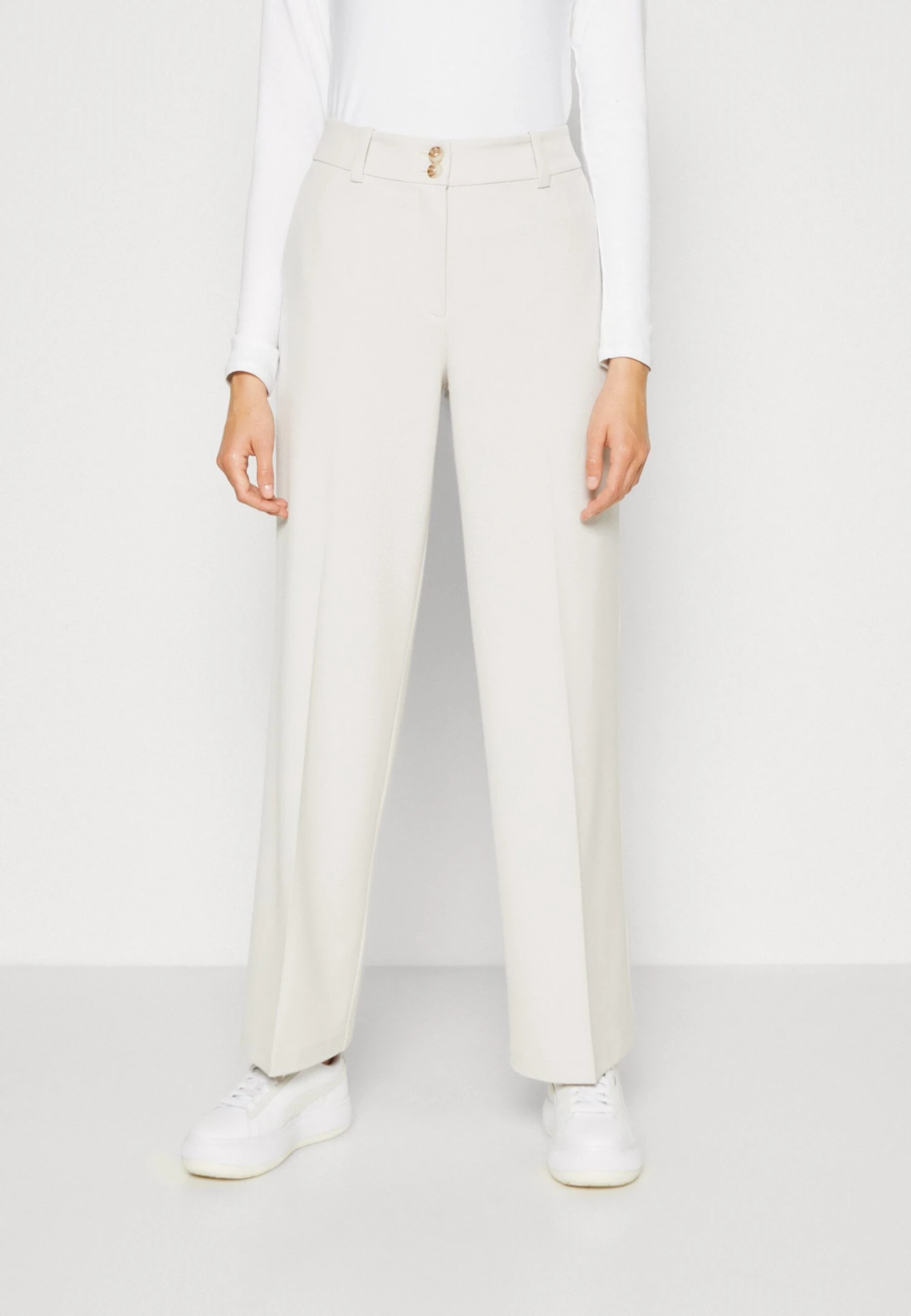 Tom Tailor Lea Wide LegPantaloniClouds Grey Donna Pantaloni TO221A0JE-C11 3 Tom Tailor Lea Wide LegPantaloniClouds Grey Donna Pantaloni TO221A0JE-C11