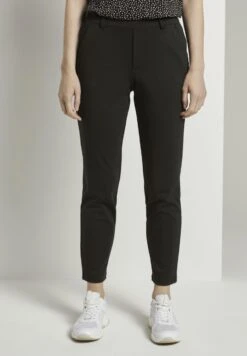 TOM TAILOR Denim Relaxed Fit PantsChinoDeep Black Donna Pantaloni TO721A08Q-Q11