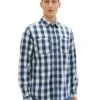 Tom Tailor Mit KaromusterCamiciaIndigo Blue Check Uomo Camicie TO222D0ZF-K13 -Tom Tailor 79ba1da09f8141a191c45e36ad17e6b6