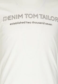 TOM TAILOR Denim T-Shirt Con StampaWool White Uomo T-shirt E Polo TO722O1AN-A11 -Tom Tailor 7a96e7e75ca0418c84655baf5b6de17d