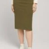 Tom Tailor StructuredGonna A TubinoStrong Olive Donna Gonne TO221B0BS-N11